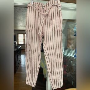 Rag & Bone Claudia stripe linen pants